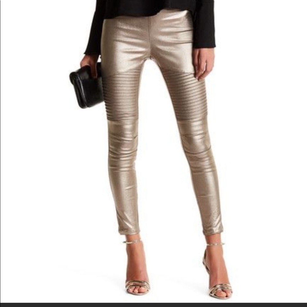Oober Swank Rose Gold Legging Pants